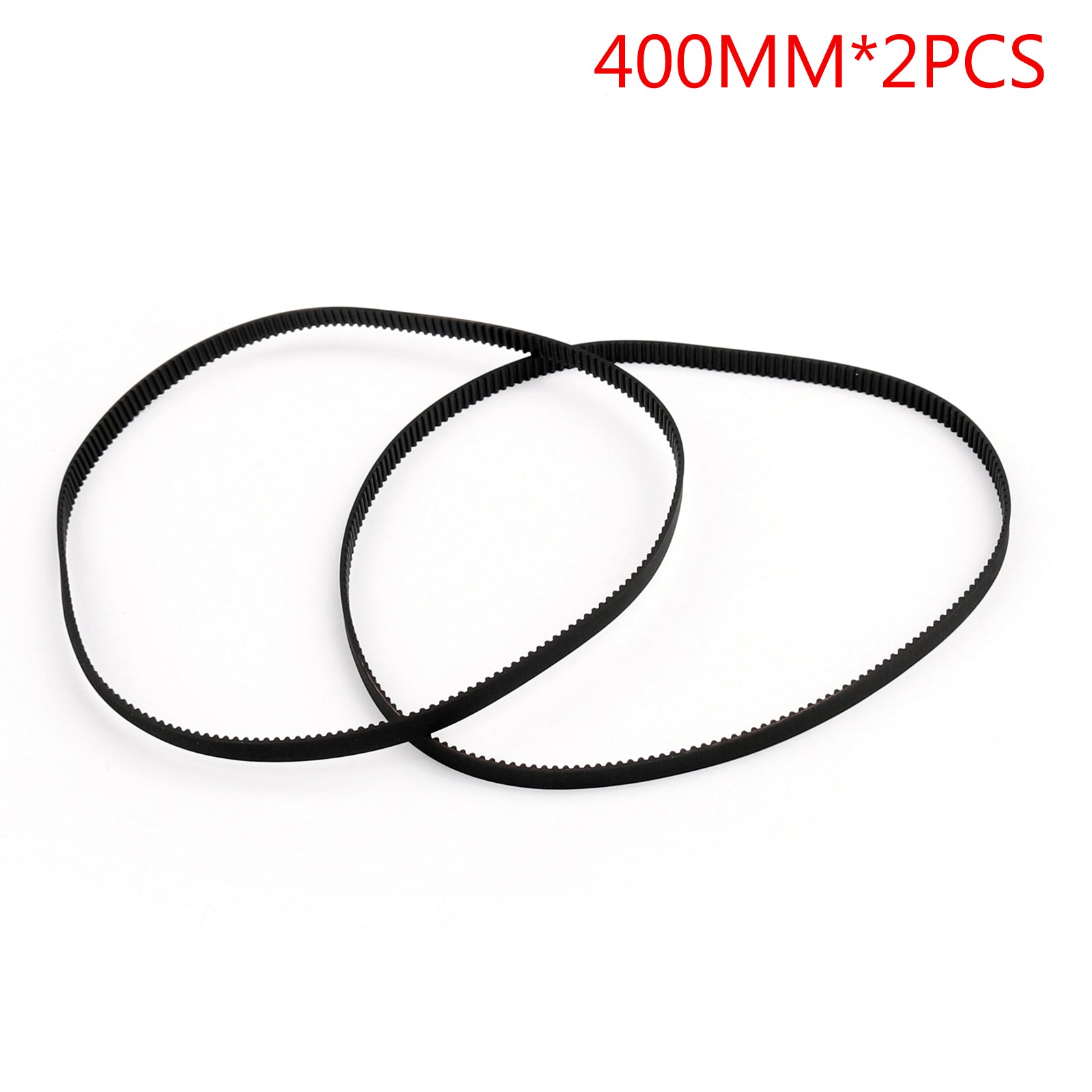 2PCS 400mm Timing Belt Closed Loop Rubber For 2GT 6mm 3D Printer