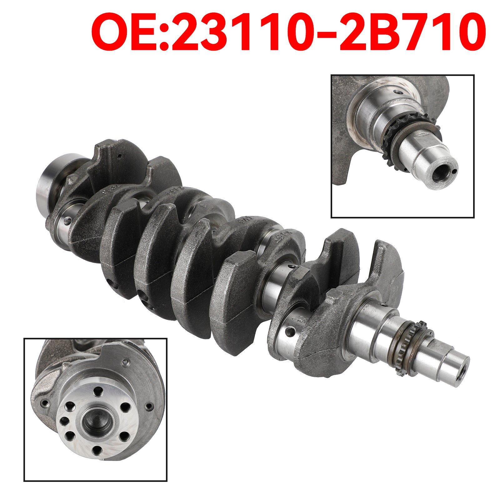 23110-2B710 Hyundai Kia G4FG 1.6 Turbo Engine Crankshaft