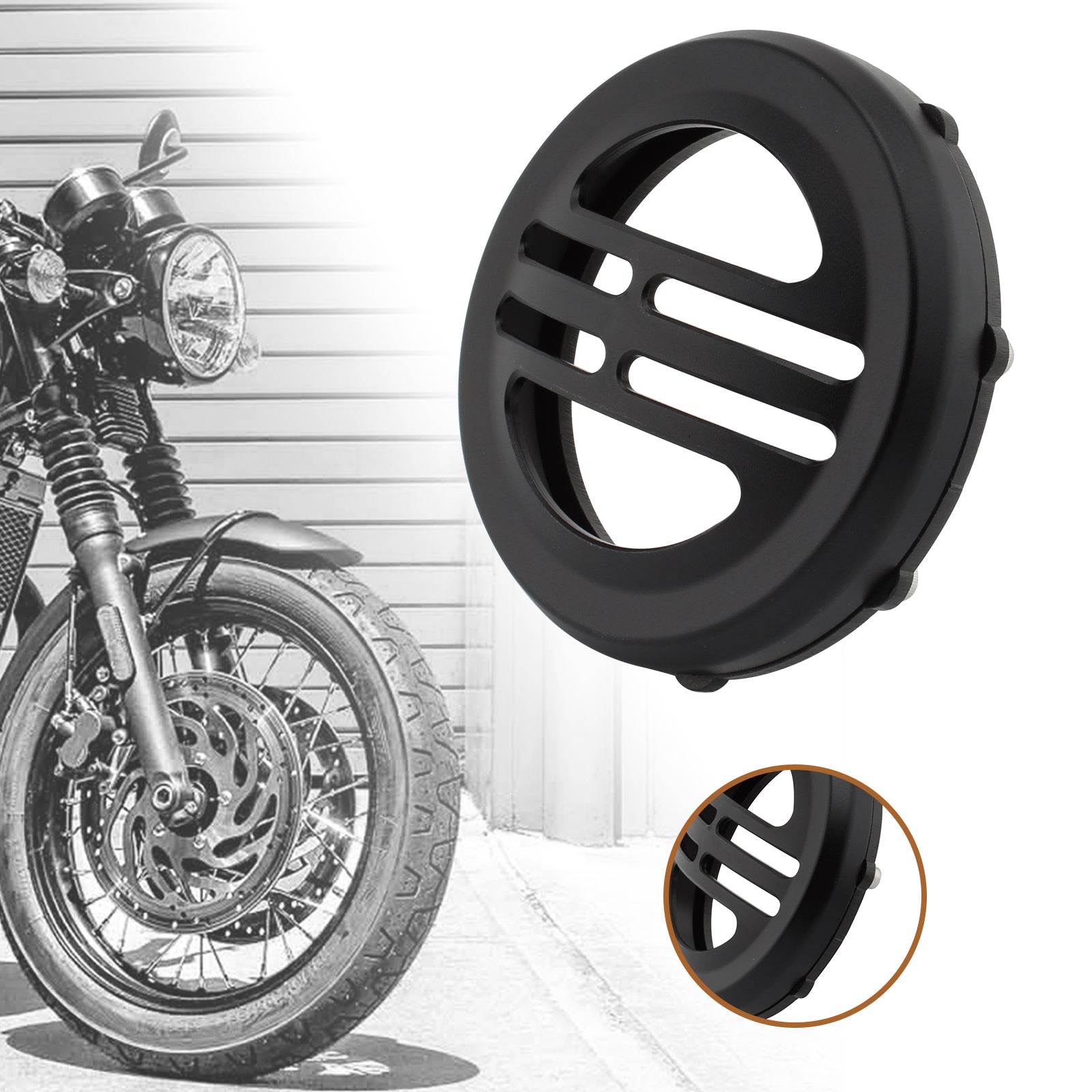 Horn Cover Universal Decorative Cover For bobber T120 T100 Street twin Generic