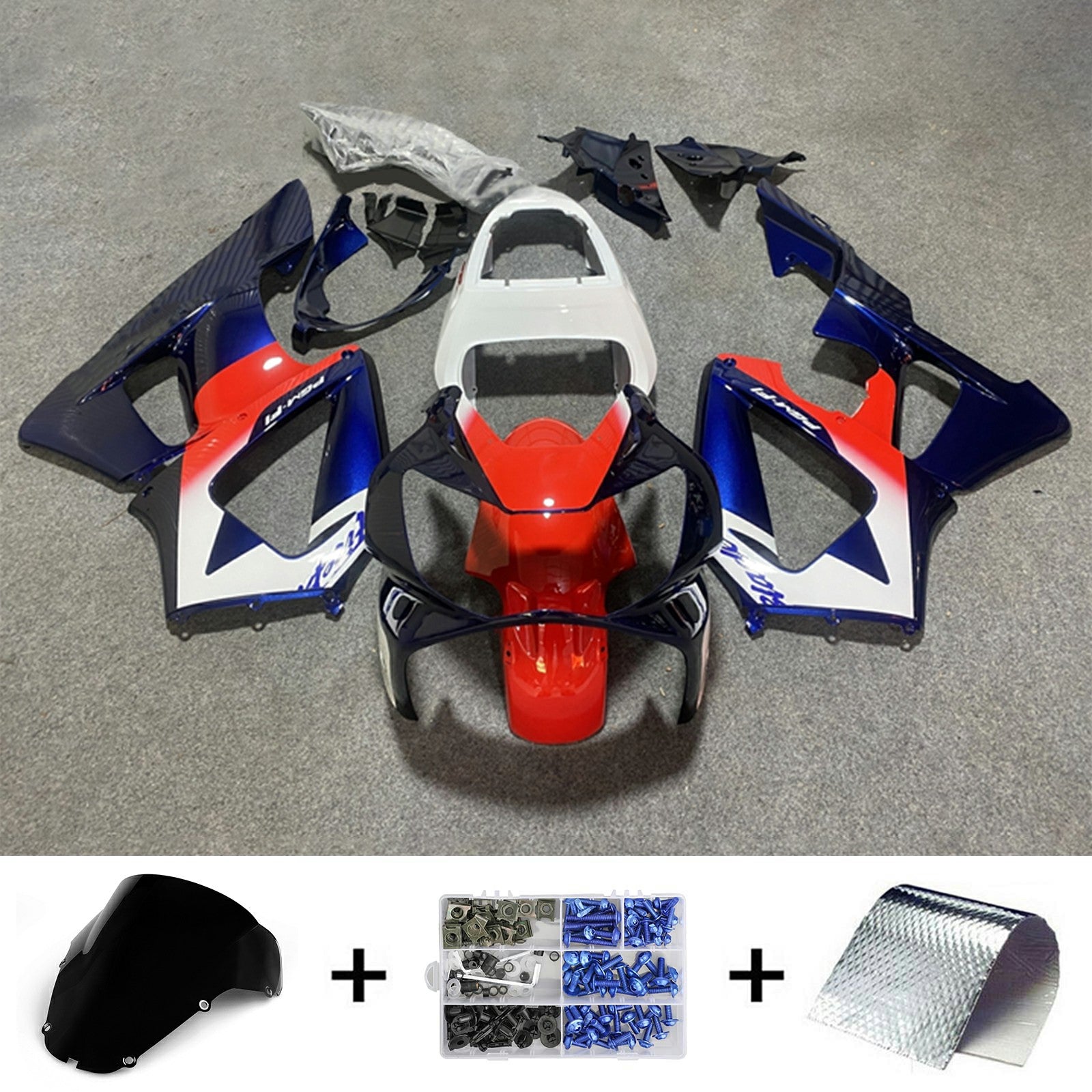 Honda CBR929RR 2000-2001 Fairing Kit Bodywork Plastic ABS