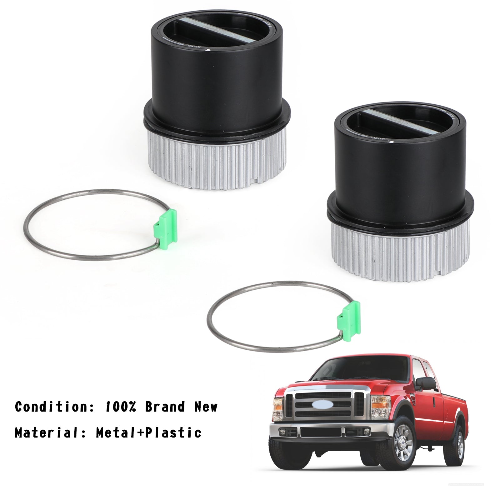 2x Ford F-250 Super Duty 1999-2004 Front Locking Hub 1C3Z-3B396-CB Fedex Express