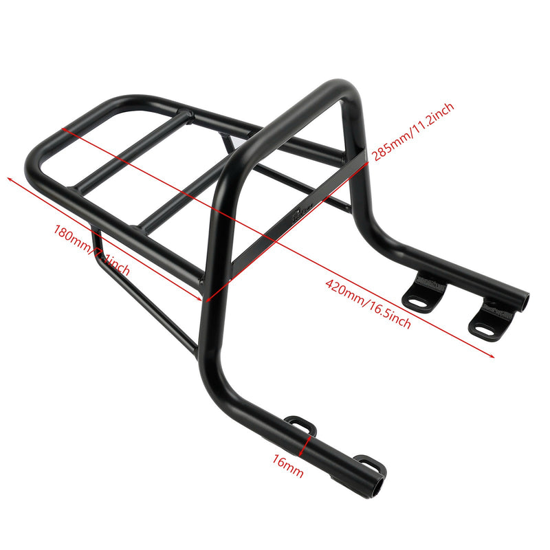 Tube Rear Rack - Black For Interceptor 650 / Continental 650 / GT 2019 - 2023