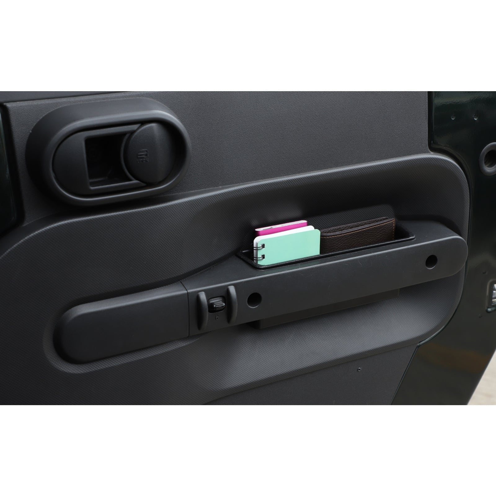 Door Handle Storage Box fit For Wrangler JK 2007 2008 2009 2010 2/4 Doors Black Generic