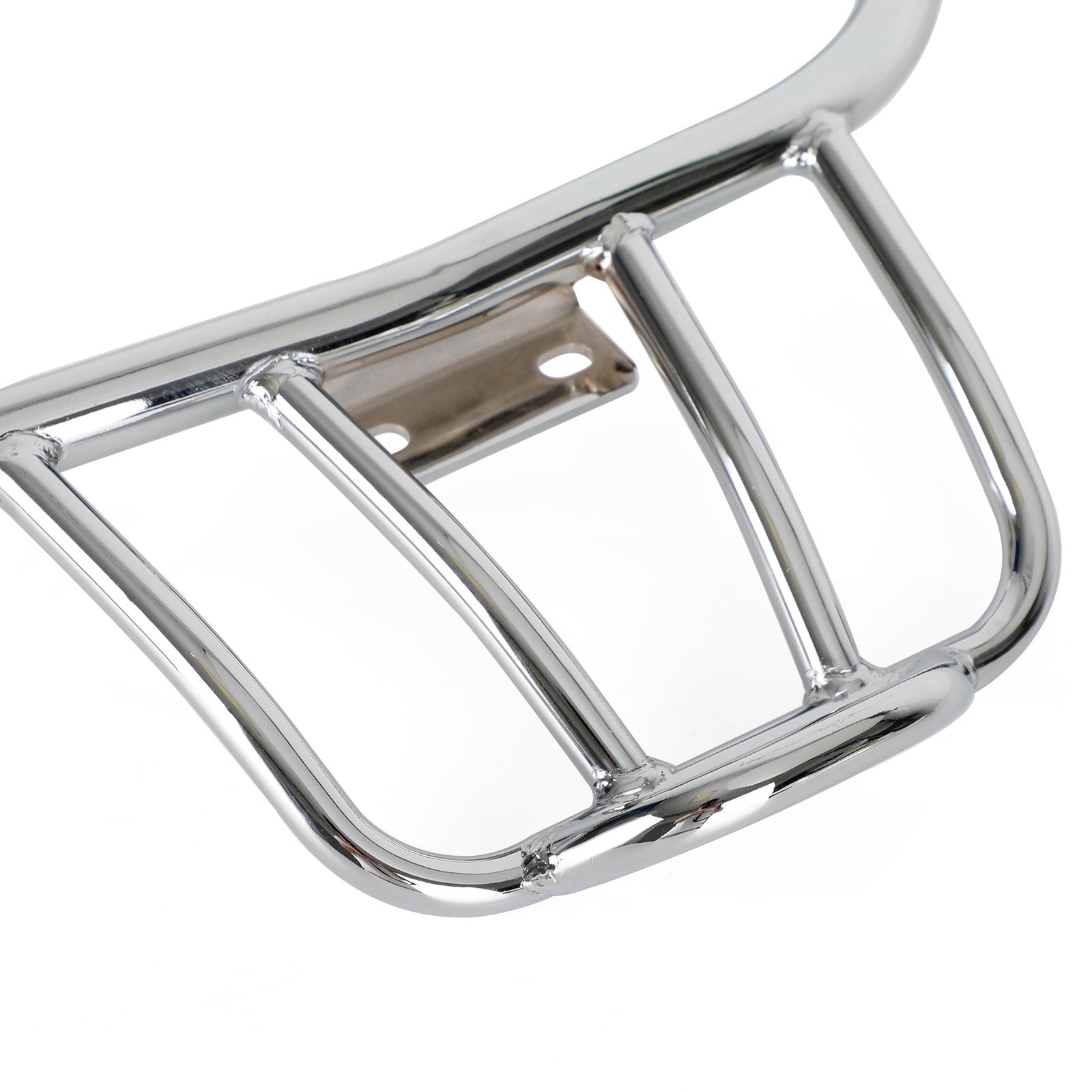 CHROME REAR LUGGAGE CARRY SUPPORT RACK W/ GRAB HANDLE FOR VESPA GTS GTV GTL GT Generic