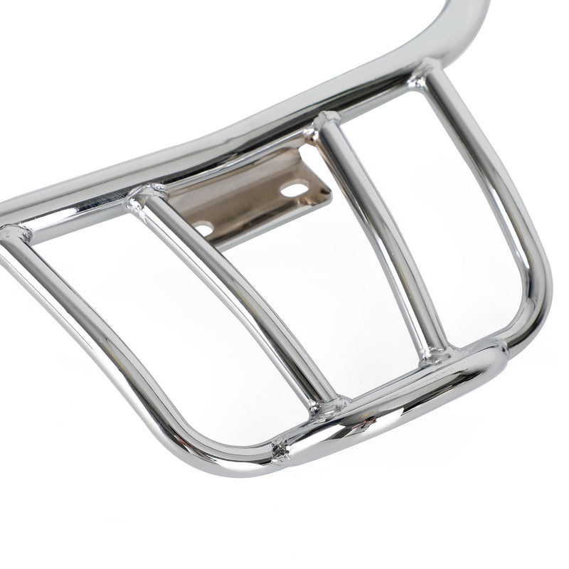 CHROME REAR LUGGAGE CARRY SUPPORT RACK W/ GRAB HANDLE FOR VESPA GTS GTV GTL GT Generic