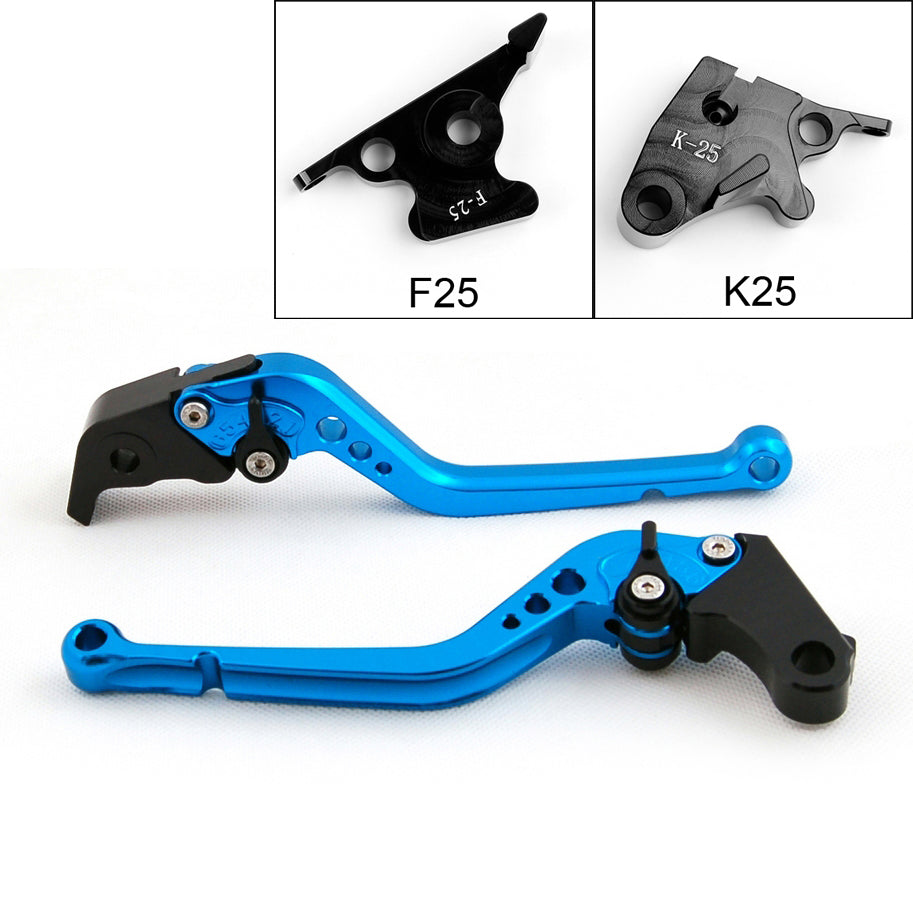 Long Brake Clutch Levers Fit For Kawasaki NINJA 250R 2008-2012 Black Generic