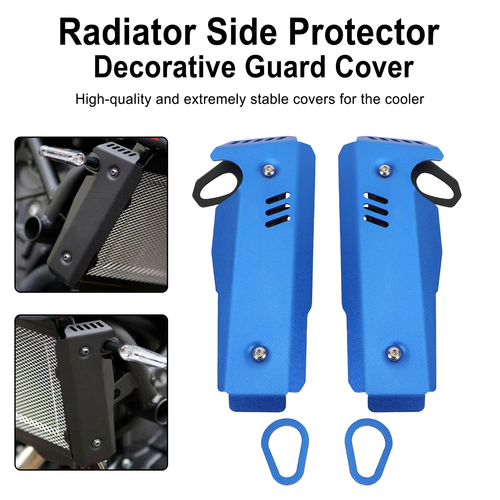 Radiator Side Protector Guard Cover For Yamaha MT-07 FZ-07 2021-2022 Generic