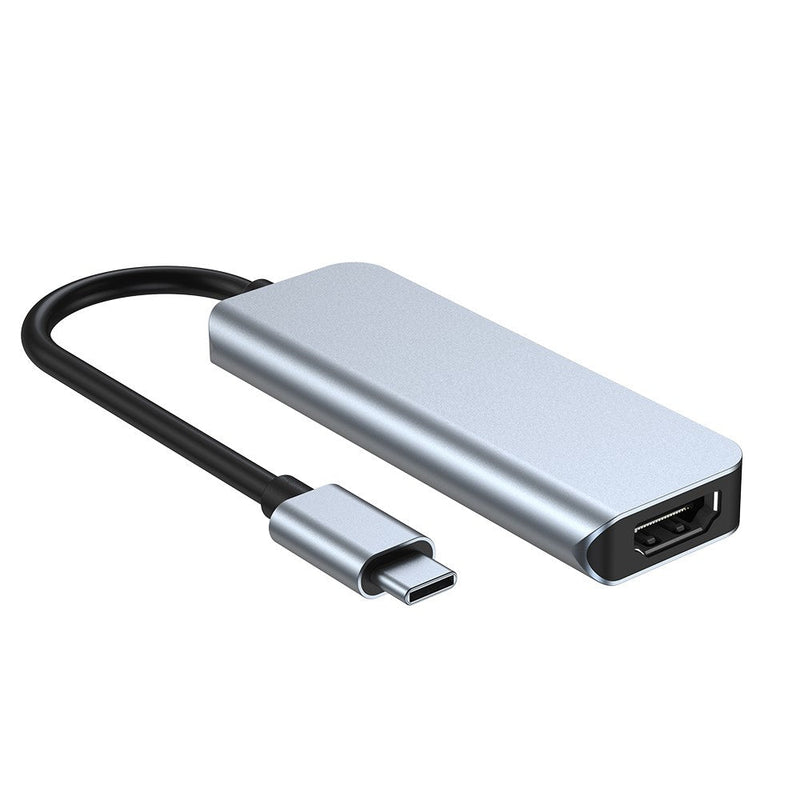 قاعدة محول 4 في 1 إلى HD USB C USB3.0 PD Type-C HUB لأجهزة Mac وWindows PC