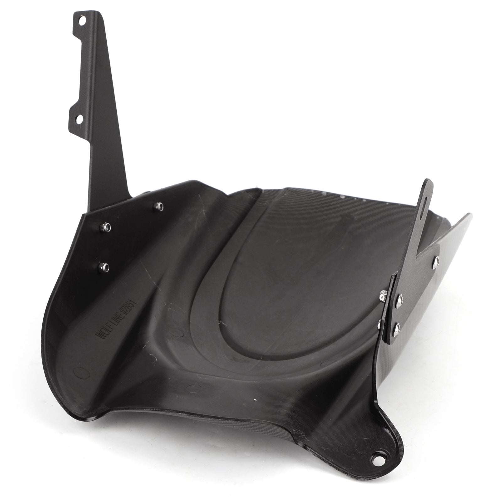 Guardabarros trasero Hugger para KAWASAKI VERSYS 650 KLE650 2015-2023 Carbono genérico