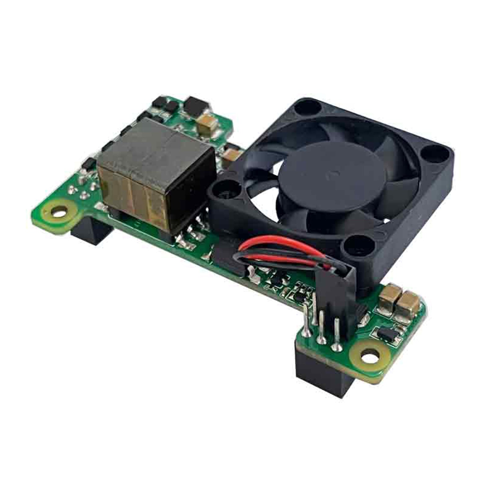 Módulo de expansión de fuente de alimentación Ethernet Raspberry Pi Poe compatible con 3B+/4B con ventilador