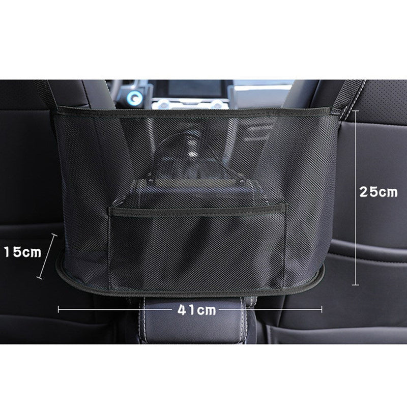 Car Net Pocket Handbag Organizer Purse Holder Between Seat Car Bag Storage Pouch Generic