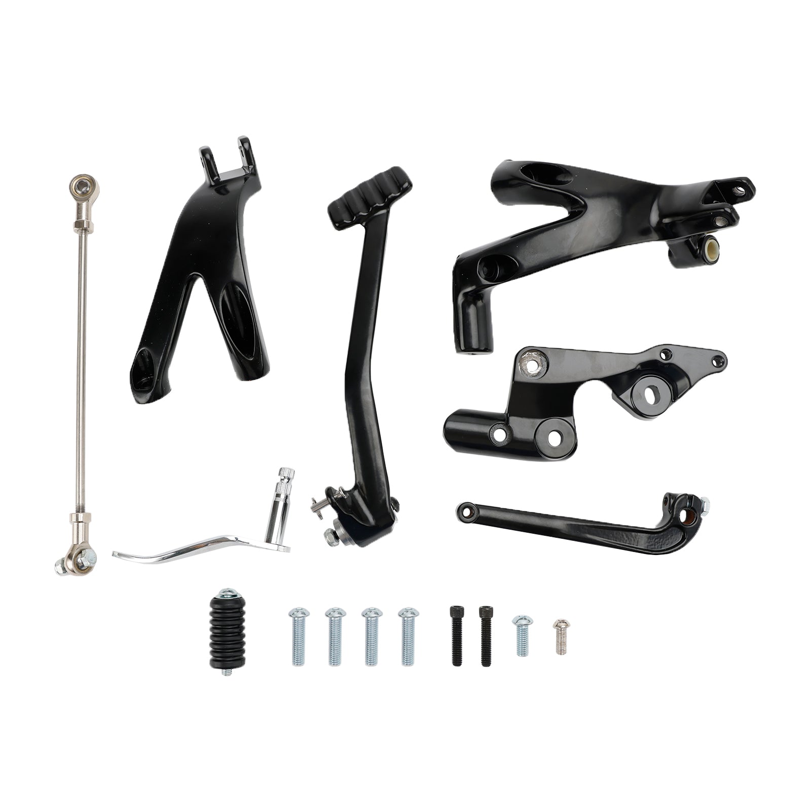 Black Forward Control Kit Fits 2018 and up Softail Street Bob & Low Rider models