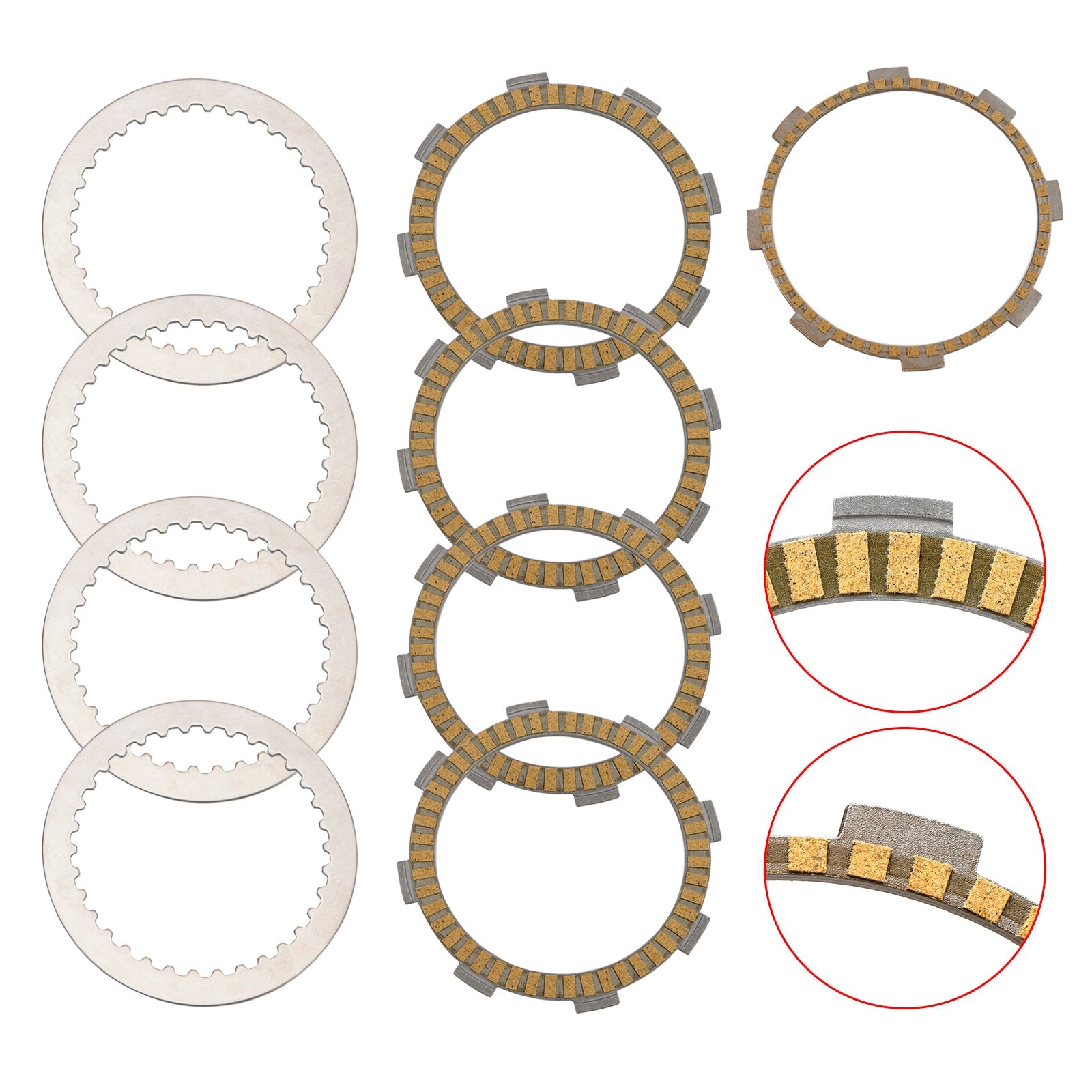 90132011000 / 90132211000 RC125 2014-2022 Clutch Friction Plate Kit Set