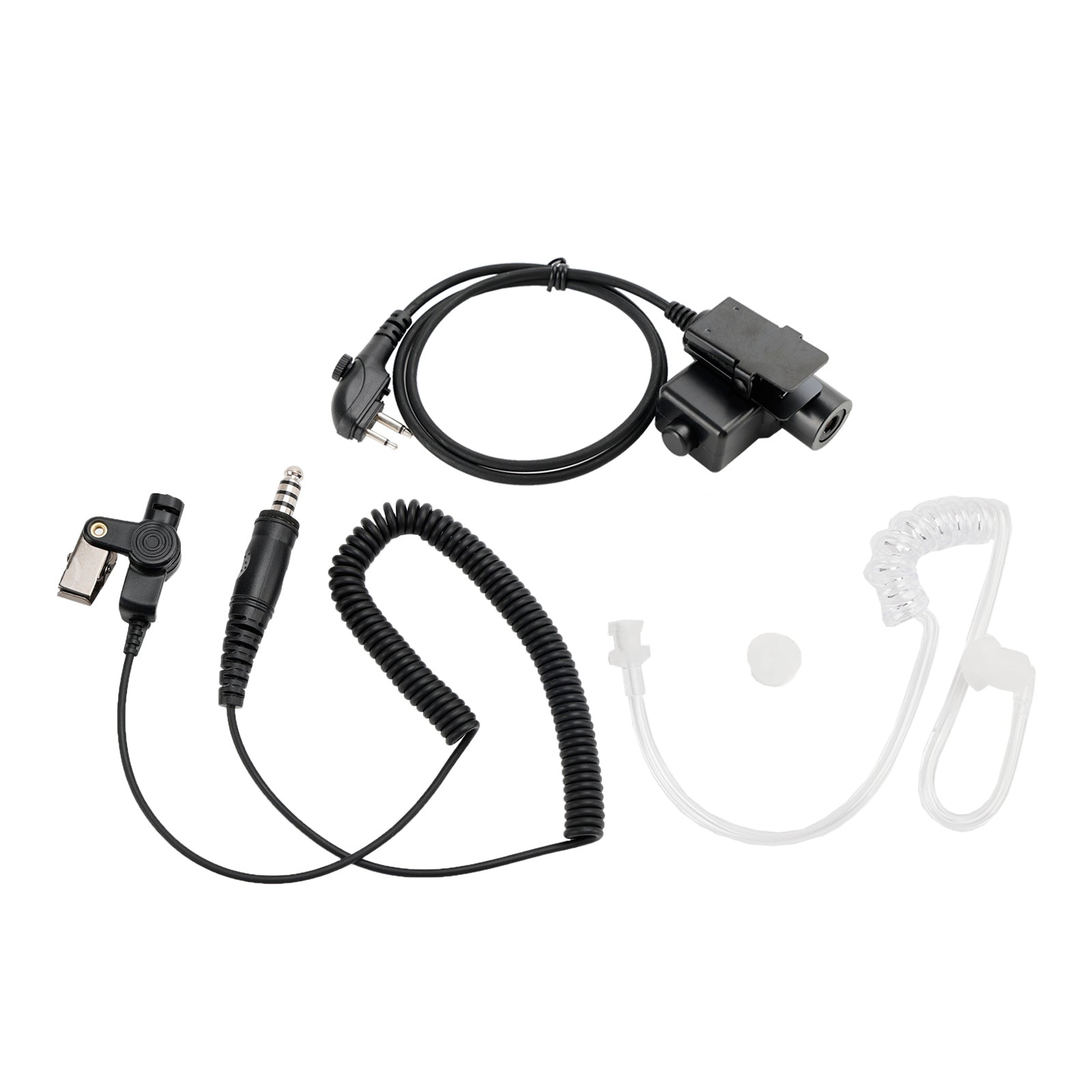 Para Hytera PD415 PD500 PD565 6Pin U94 PTT 7.1-A3 Auriculares de tubo transparente único