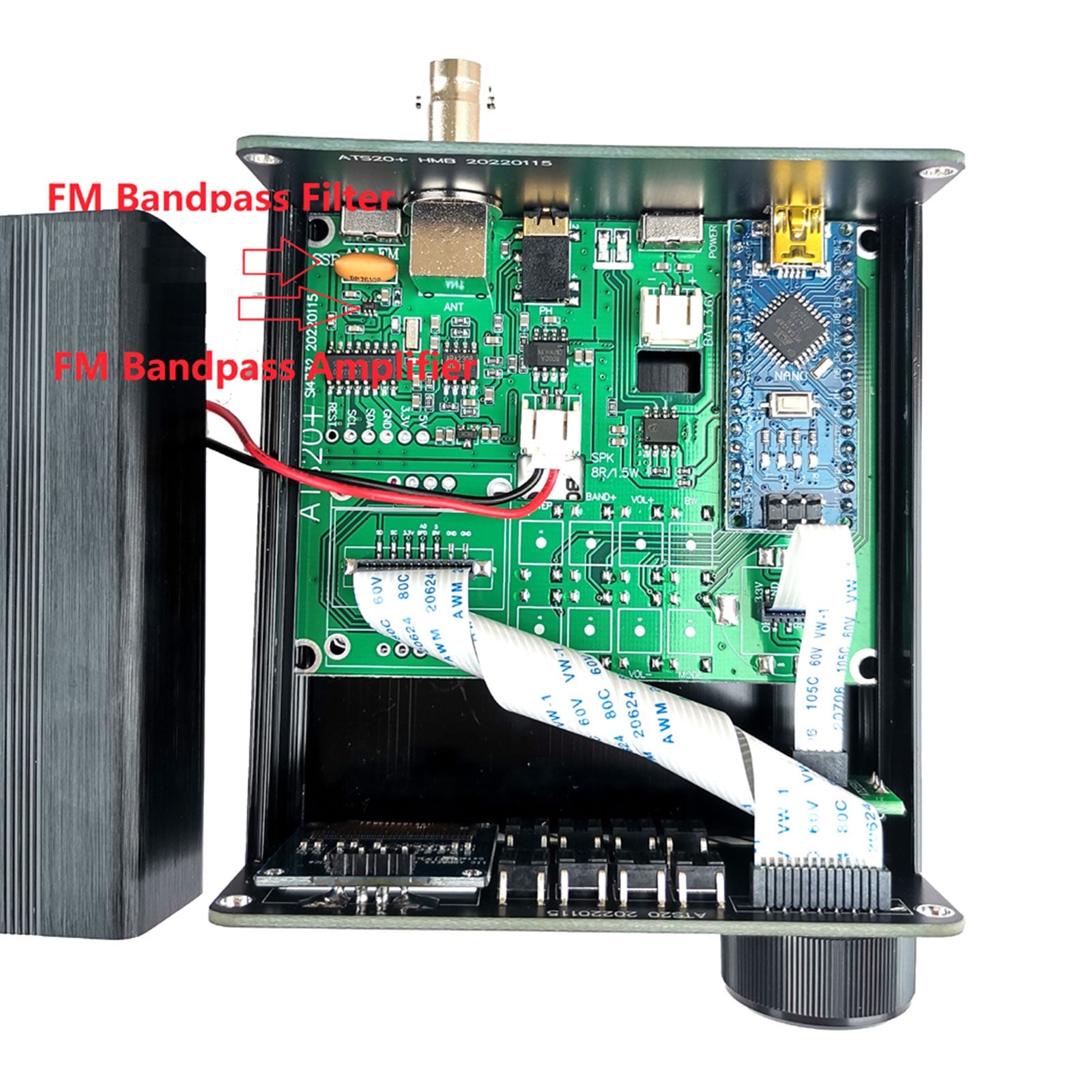 Nuevo receptor de radio ATS-25+ Si4732 All Band DSP FM LW MW SW con pantalla táctil de 2,4"