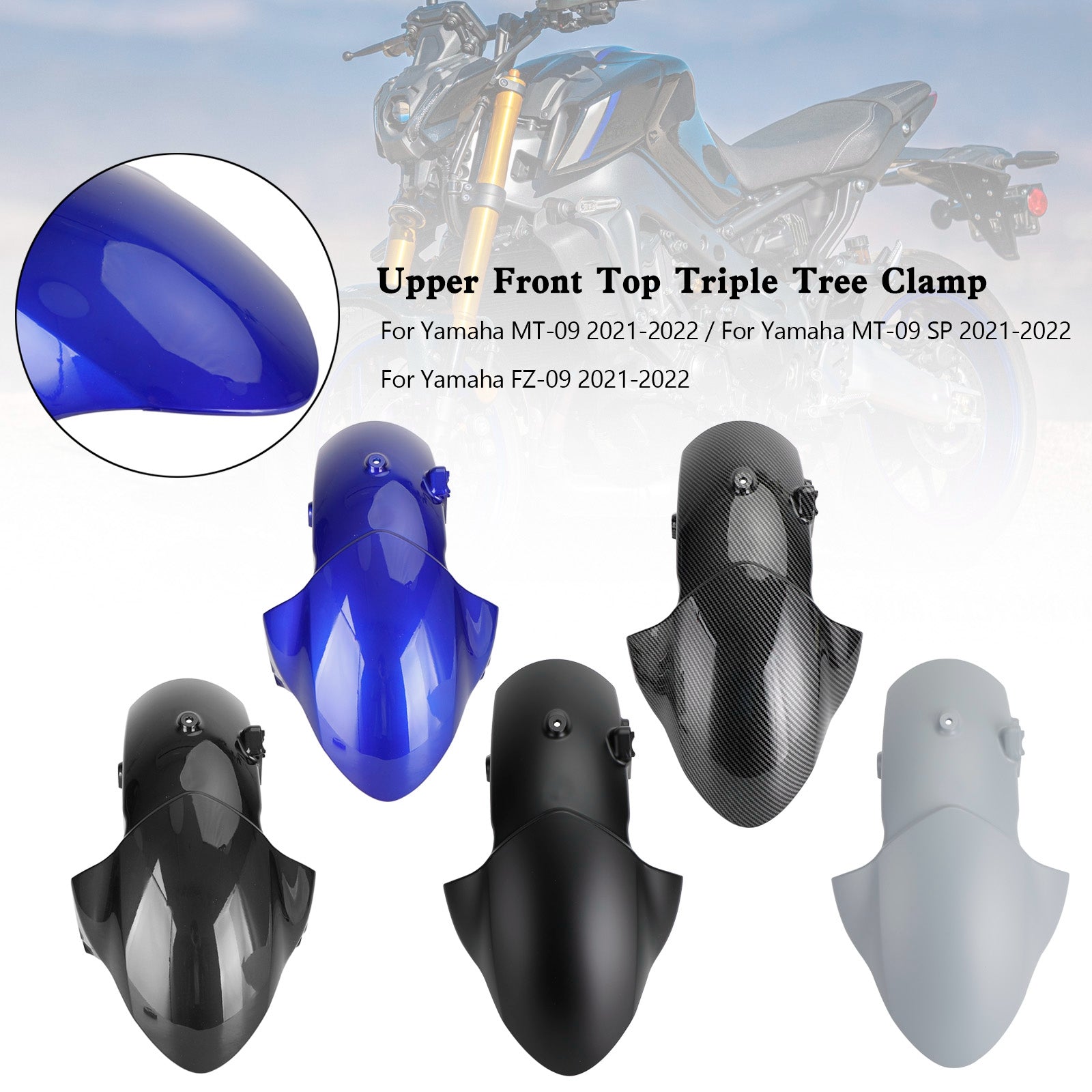 Front Fender Mudguard Fairing For Yamaha MT-09 FZ-09 MT09 SP 2021-2022