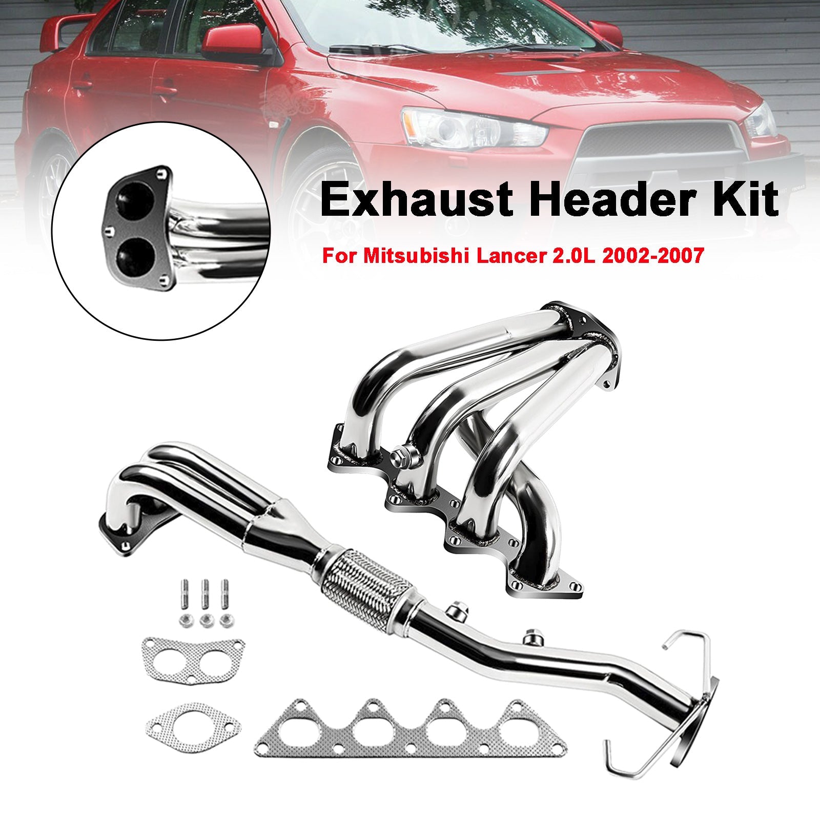 Mitsubishi Lancer 2002-2007 Stainless Steel Racing Exhaust Header Manifold