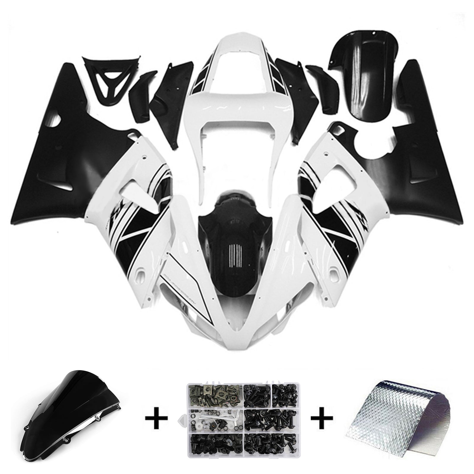 Yamaha YZF 1000 R1 2000-2001 Fairing Kit Bodywork Plastic ABS