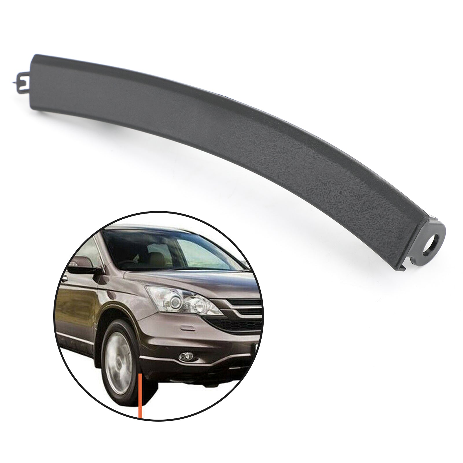 Left+Right Front Bumper Wheel Fender Molding Trim For Honda Crv 2007-2011 Generic