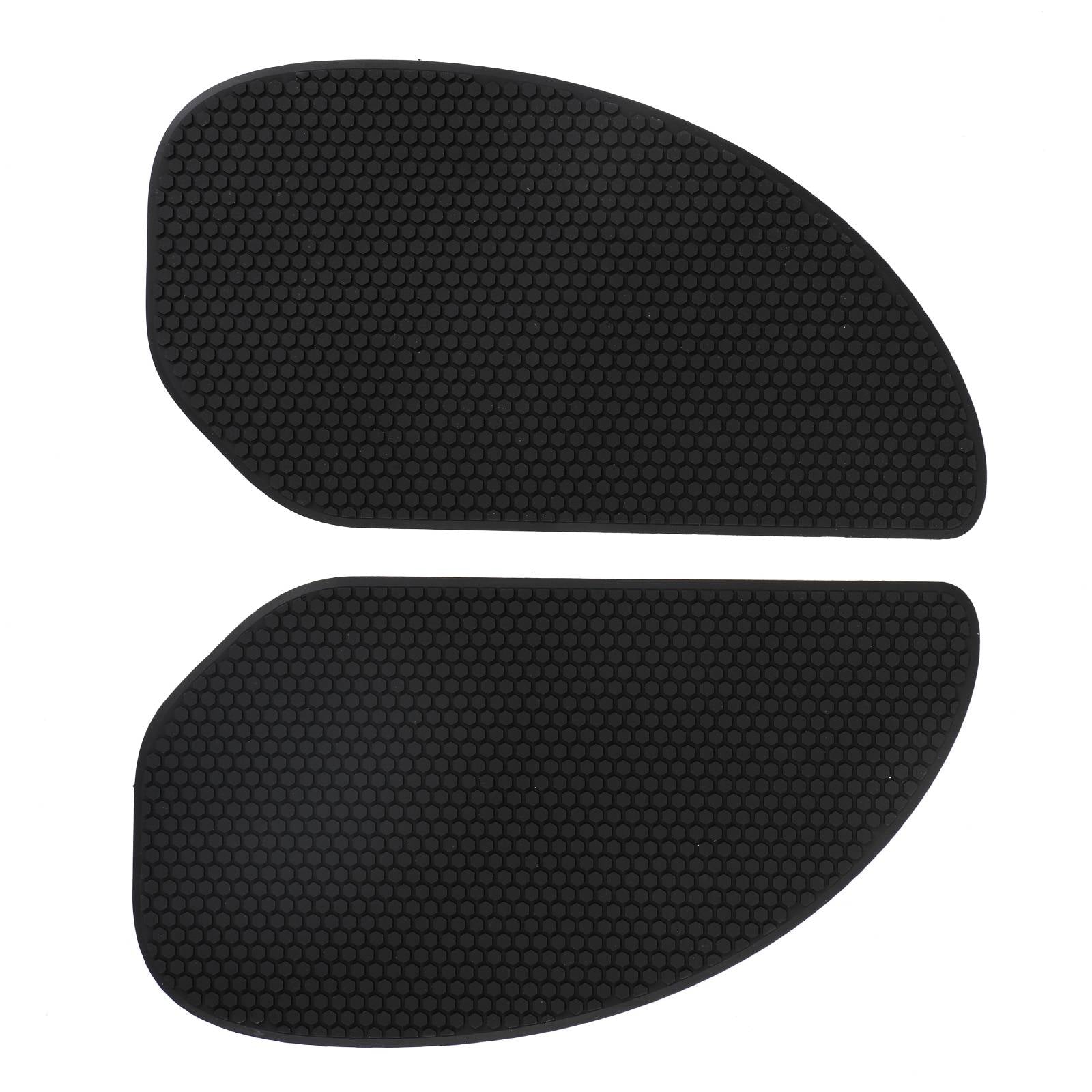 2x Side Tank Traction Grips Pads For Cafe Racer Custom Bobber Chopper Clubman Generic