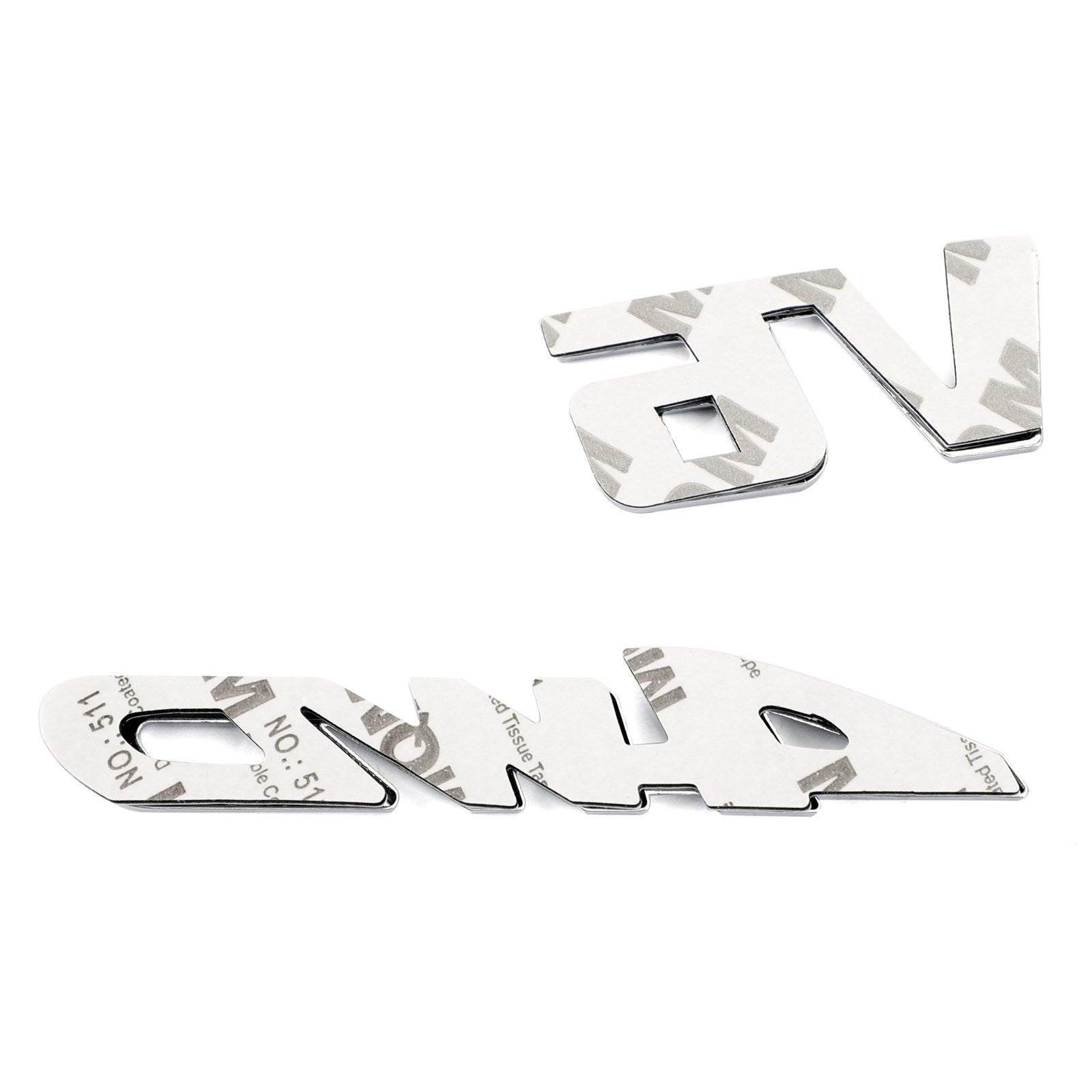 3D Chrome Metal 4WD Car Trunk Rear Fender Emblem Badge Decal Sticker 4WD SUV V6 Generic