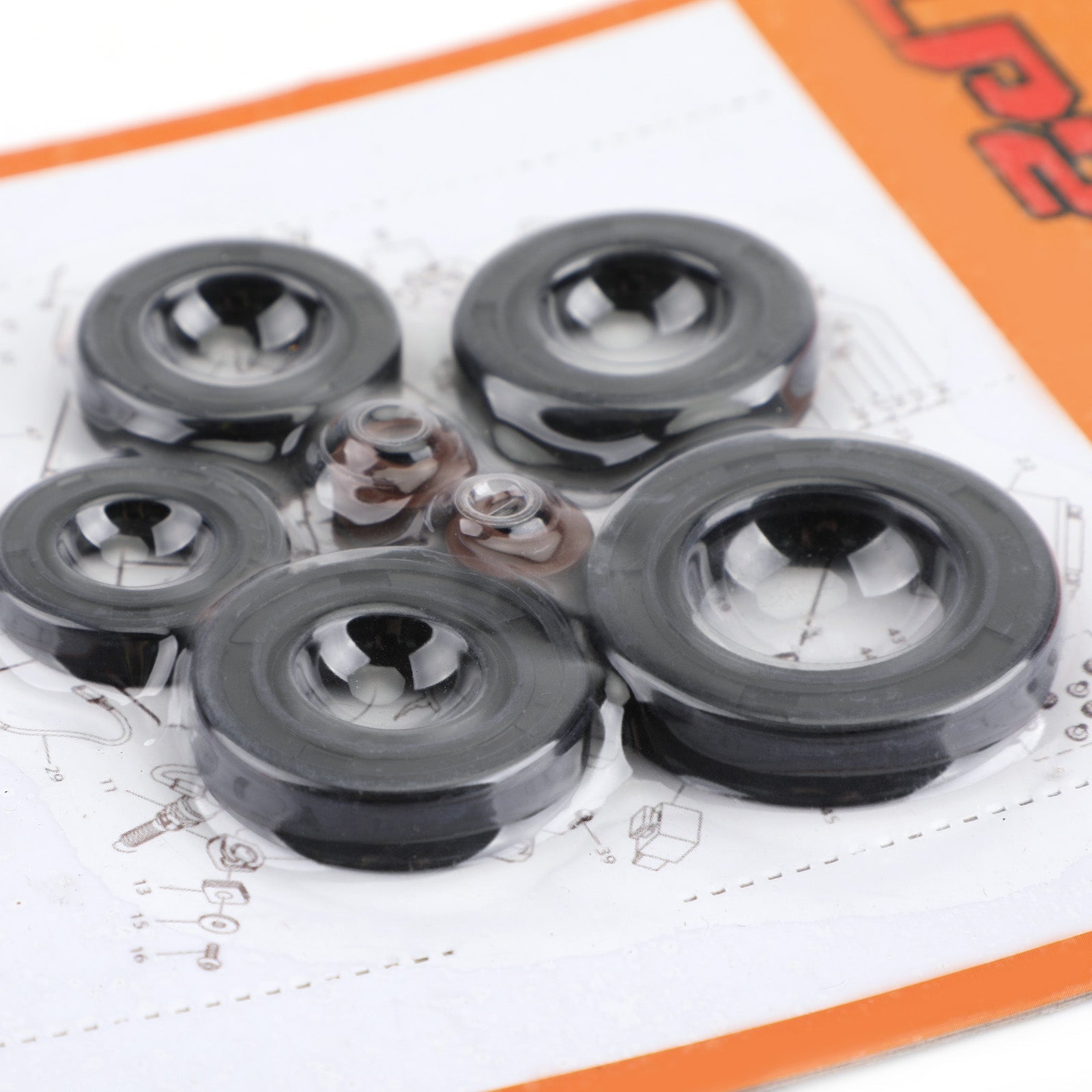 7pcs Engine Oil Seal Kit Set Fit for Honda XL125S 1979-1985 XL125 XL 125 S Generic