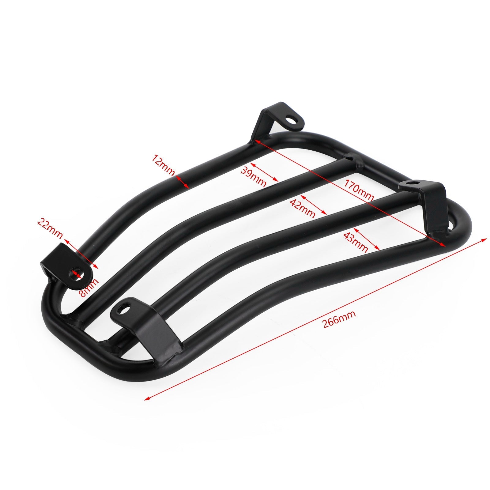 Vespa Primavera Sprint 125 150 Matt Black Floor Board Luggage Support Rack