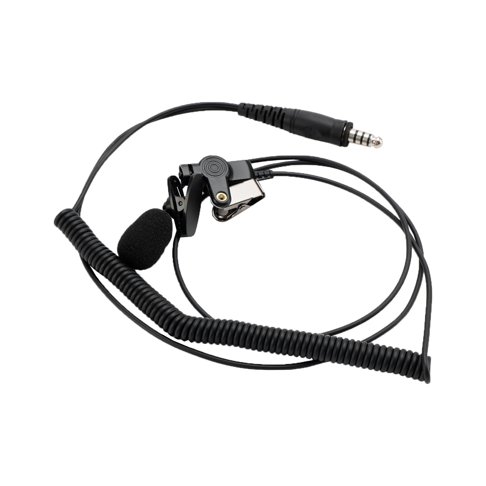 7.1-A3 Transparent Tube Headset with Mic 6-Pin U94 PTT For Hytera PD780/700G/580