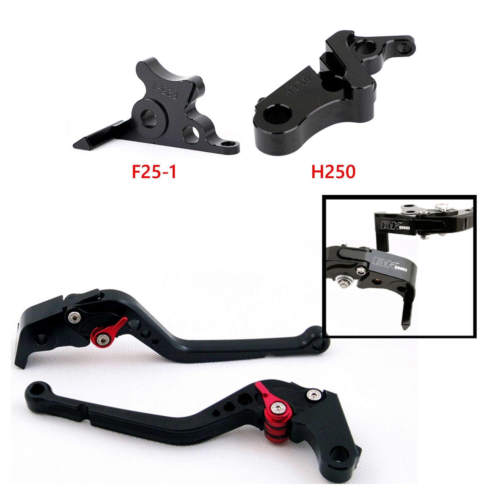 Long Clutch Brake Lever fit for Honda CBR500R/CB500F/X 19-21 CBR300R 19-21 Generic