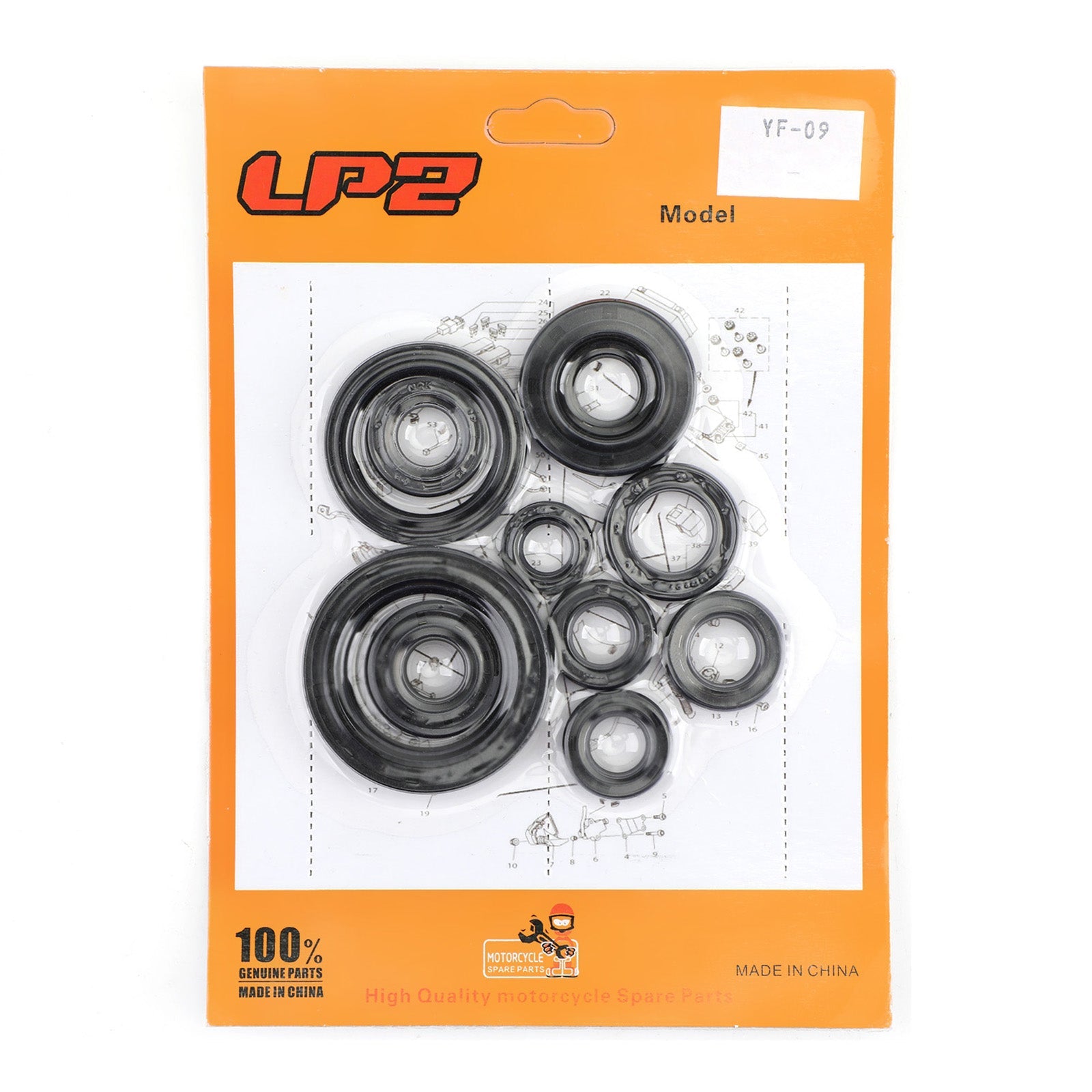 Engine Oil Seal Kit Set 11pcs Seals for Honda CR125R 2004-2007 cr125r cr 125 Generic