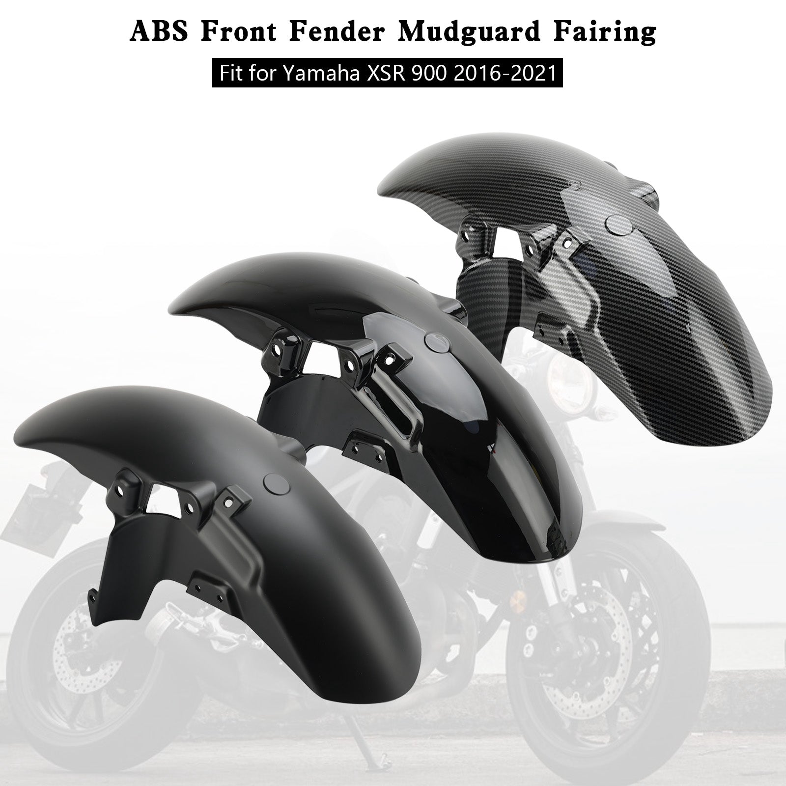 ABS plastic Front Fender Mudguard Fairing For Yamaha XSR 900 2016-2021