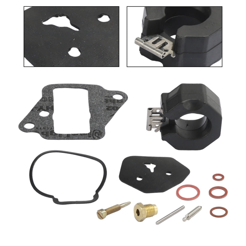 Kit de reconstrucción de carburador para Yamaha 9.9HP 1986-1995 15HP 1984-1992 6E7-W0093