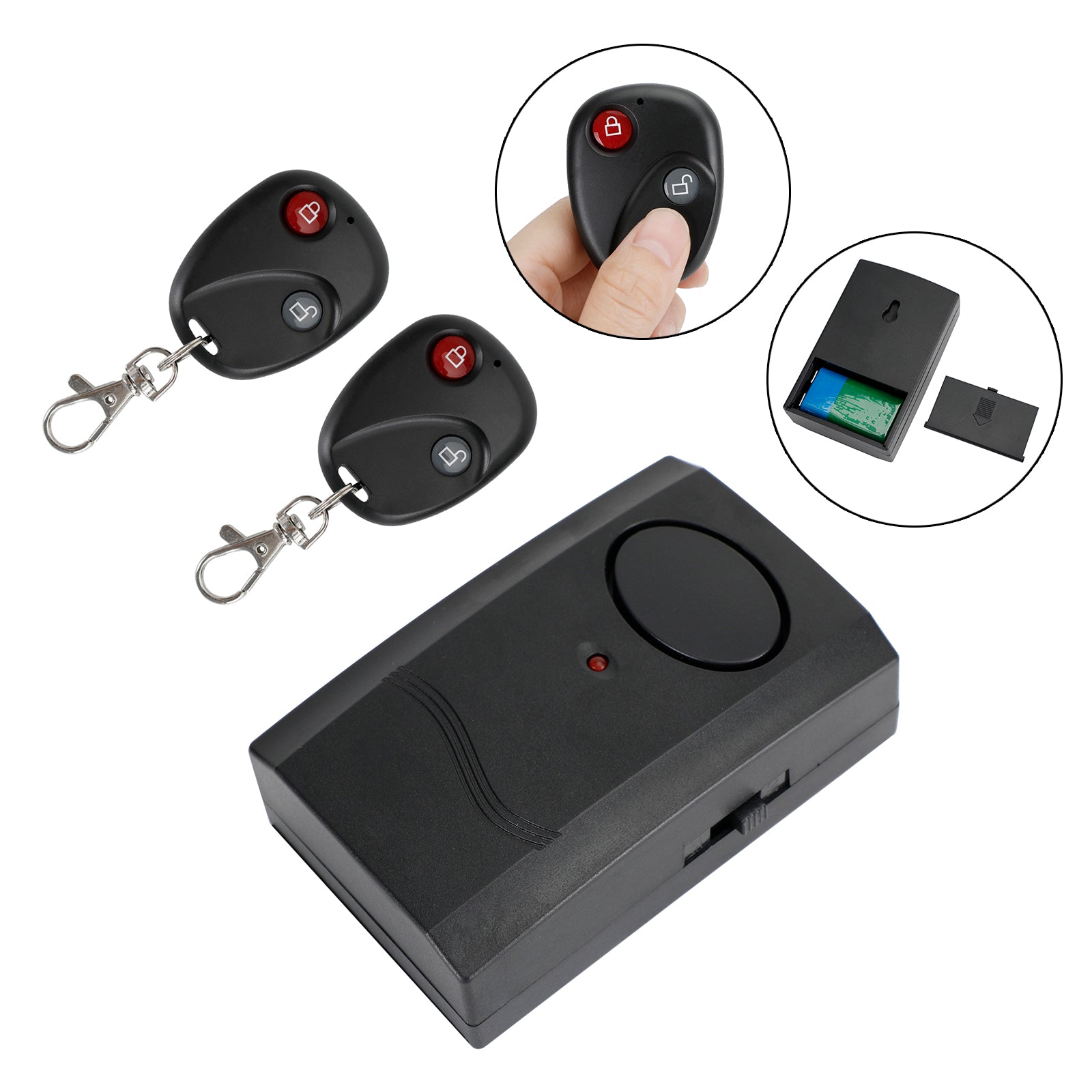 12V Anti-Theft Wireless System Security Detect Remote Intelligent For Motor