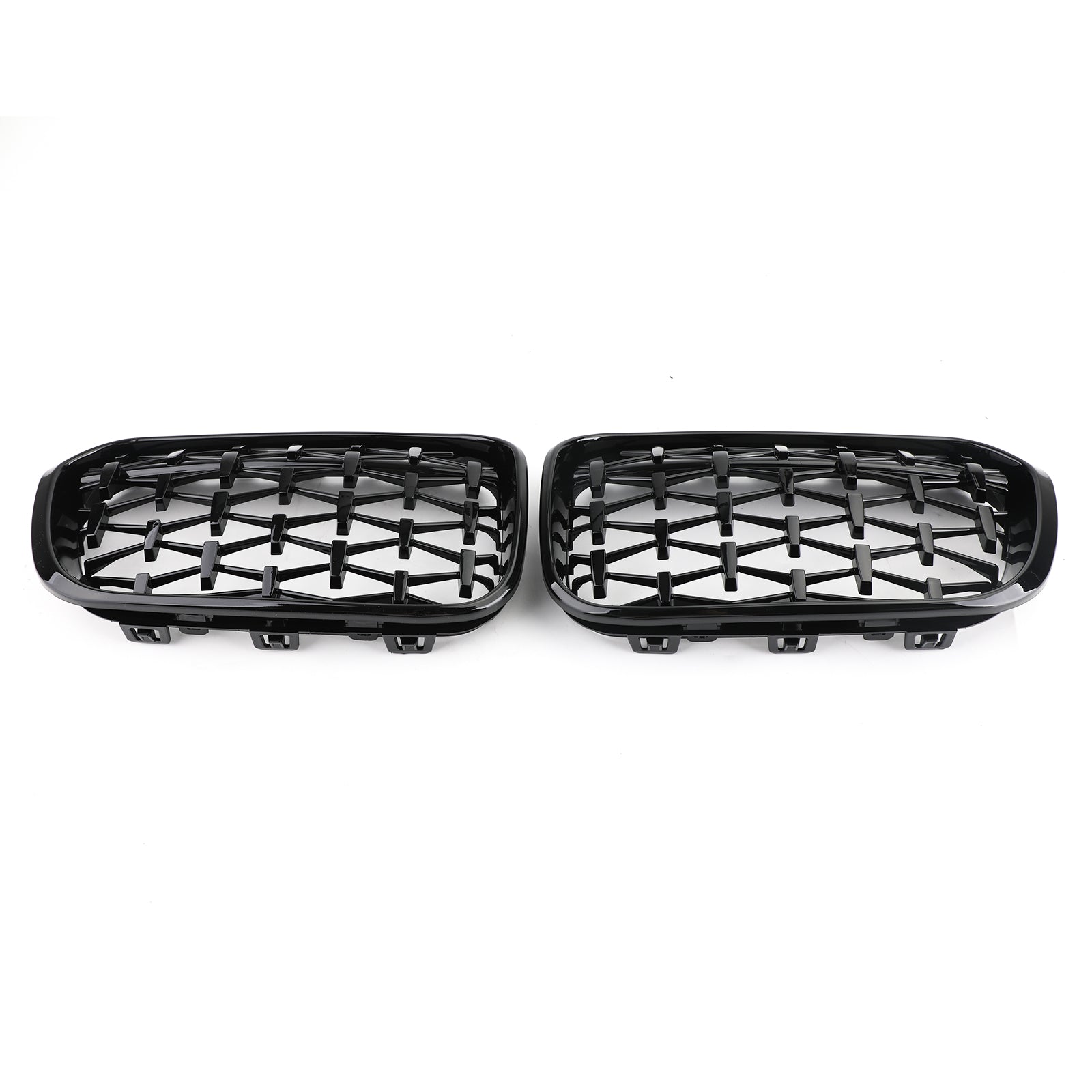 Meteor Black Front Kidney Grille Fit BMW 2015-2017 1 Series F20/F21 Generic