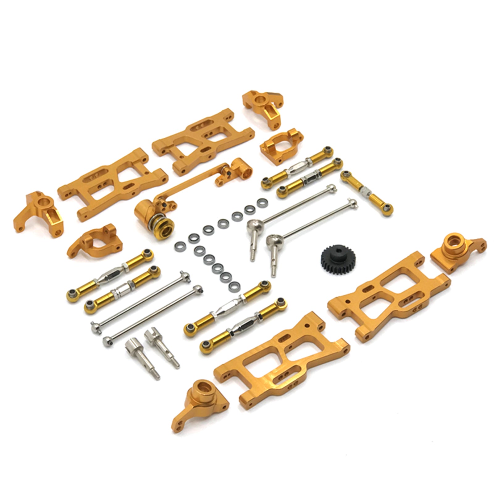 12Pcs Upgrades RC Parts Kit For Wltoys 144001 144002 124016 124017 124018 124019