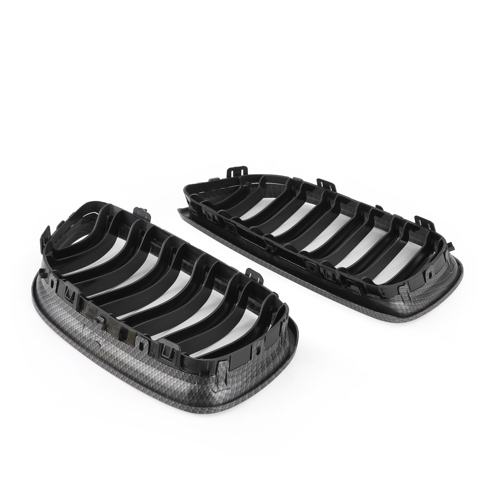 Rejillas de parrilla frontal de fibra de carbono para BMW E90/E91 LCI 3 Series 2008-2012 genérico