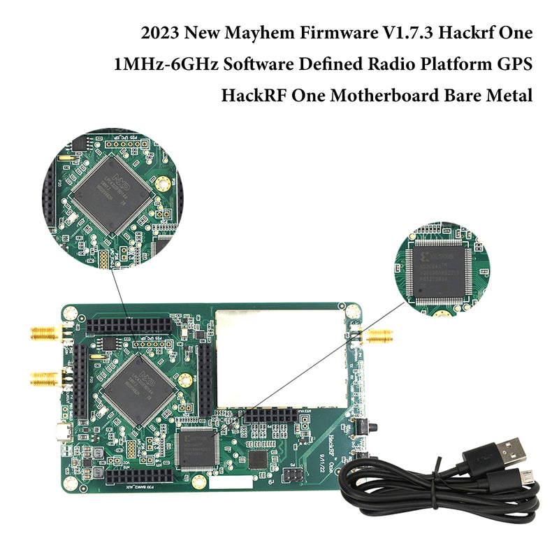 HackRF One V1.7.3 Portapack H2 1MHz-6GHz SDR inalámbrico definido por software actualizado