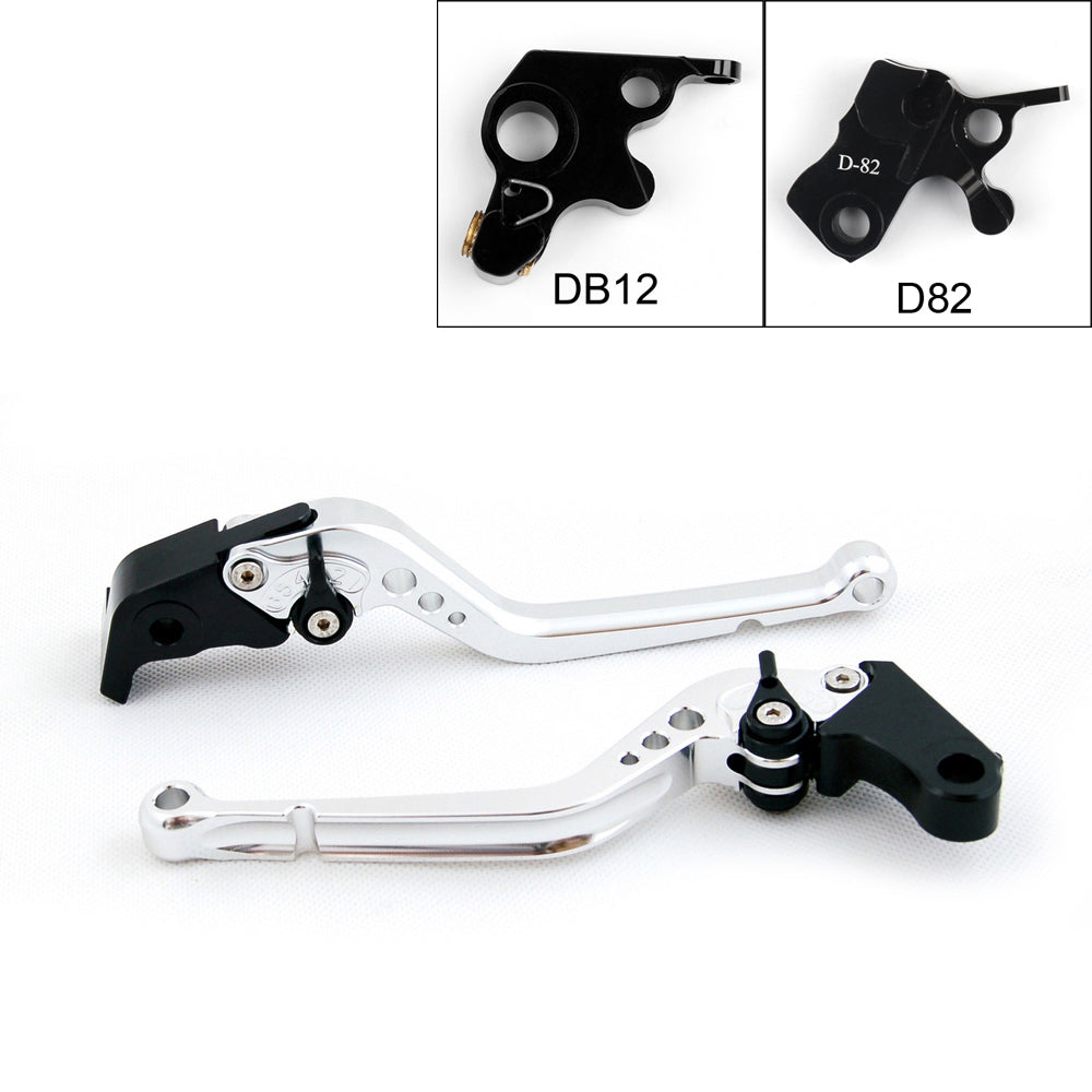 Long Brake Clutch Levers For Ducati 821 MONSTER/Dark/Stripe 2014-2016 Black Generic