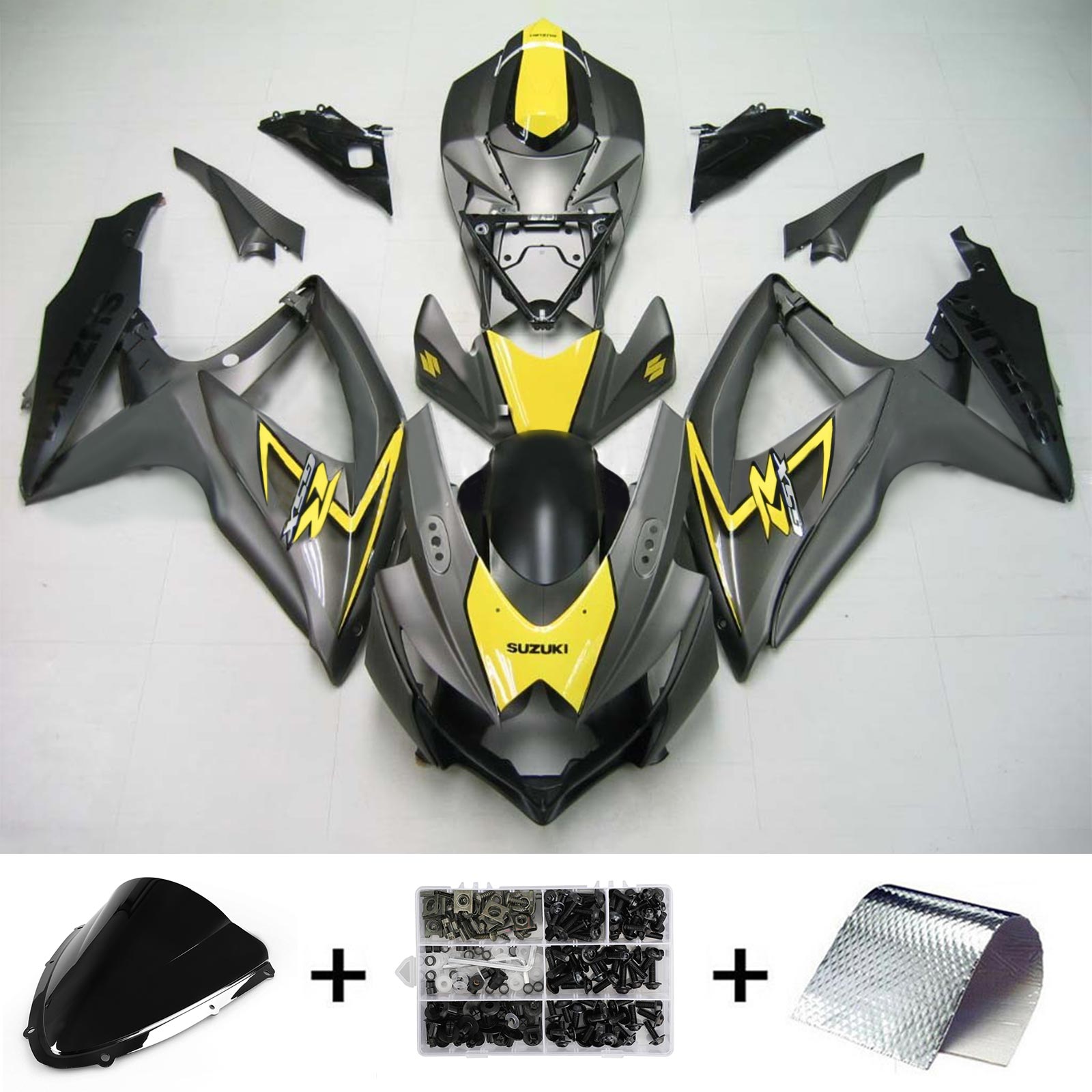 Suzuki GSXR 600/750 2008-2010 Fairing Kit Bodywork Plastic ABS