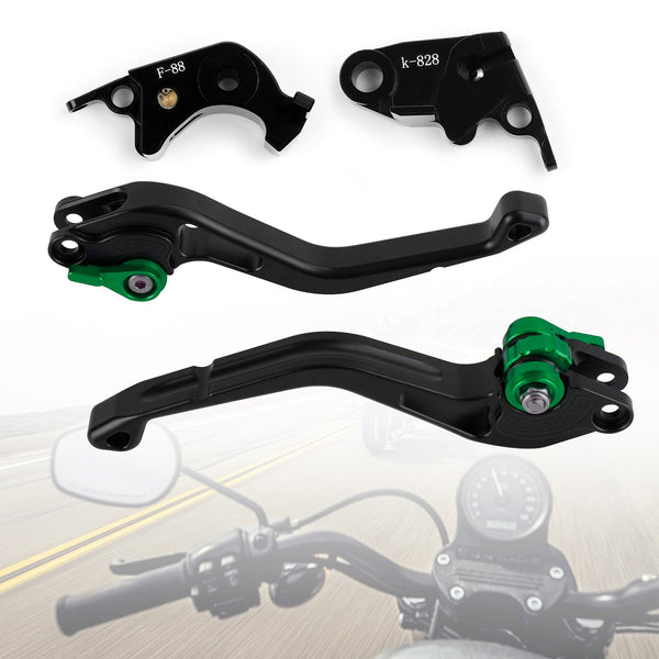 Palanca de freno de embrague corto para Kawasaki Z750R Z1000 ZX10R ZX6R/636