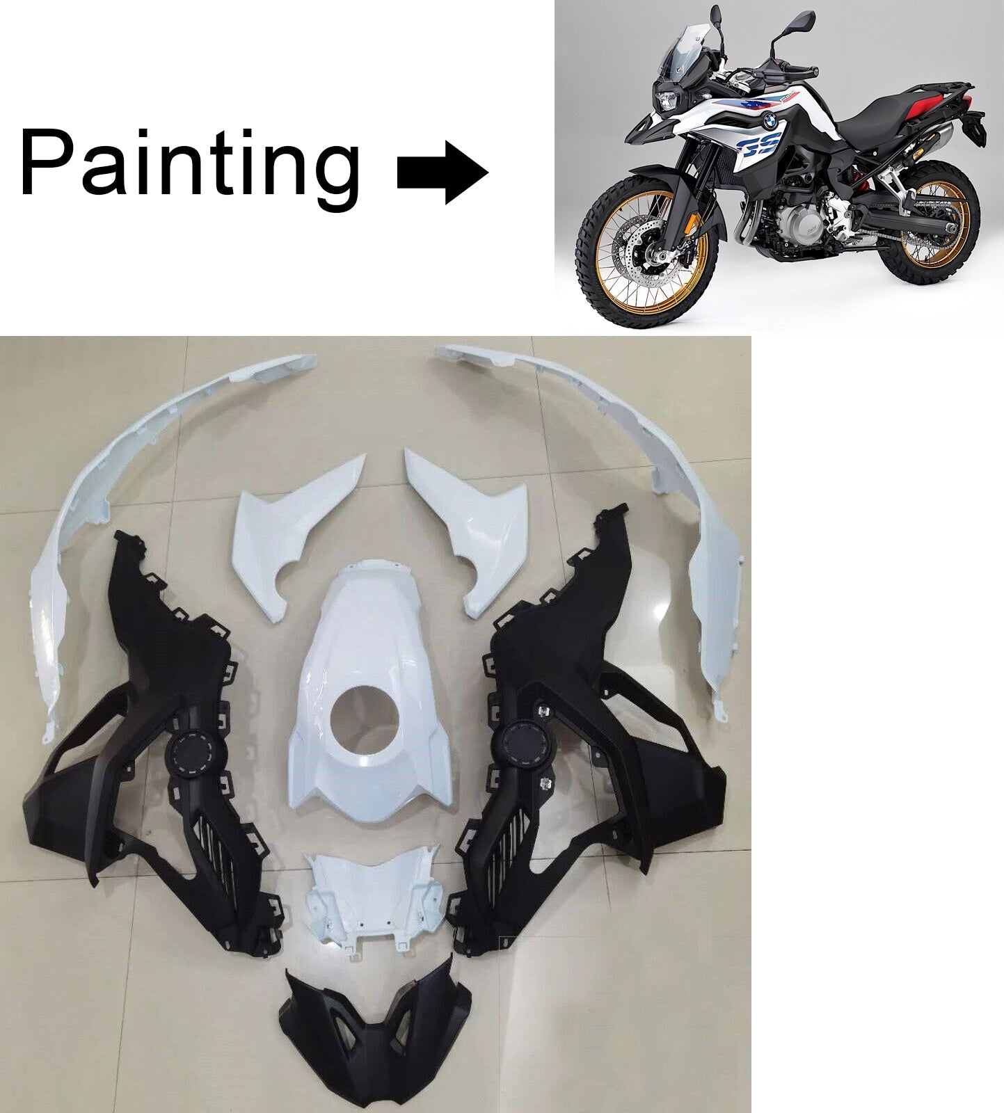 BMW F750GS F850GS 2018-2022 Fairing Kit هيكل السيارة