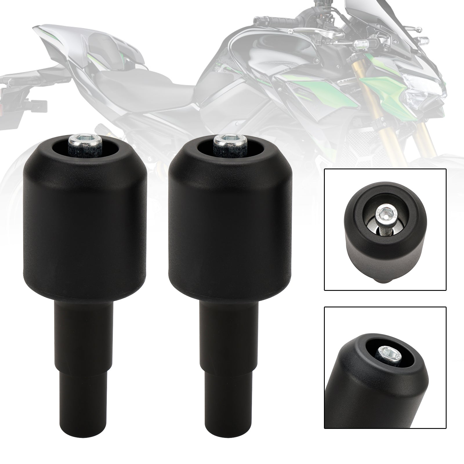 Kawasaki Ninja Z900 2021-2023 Crash Bobbin Protector Slider Aluminum Black