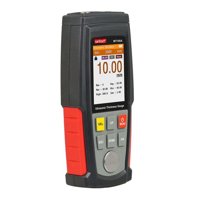 WT100A أداة اختبار LCD الذكية الاستشعار بالموجات فوق الصوتية قياس سمك سرعة الصوت