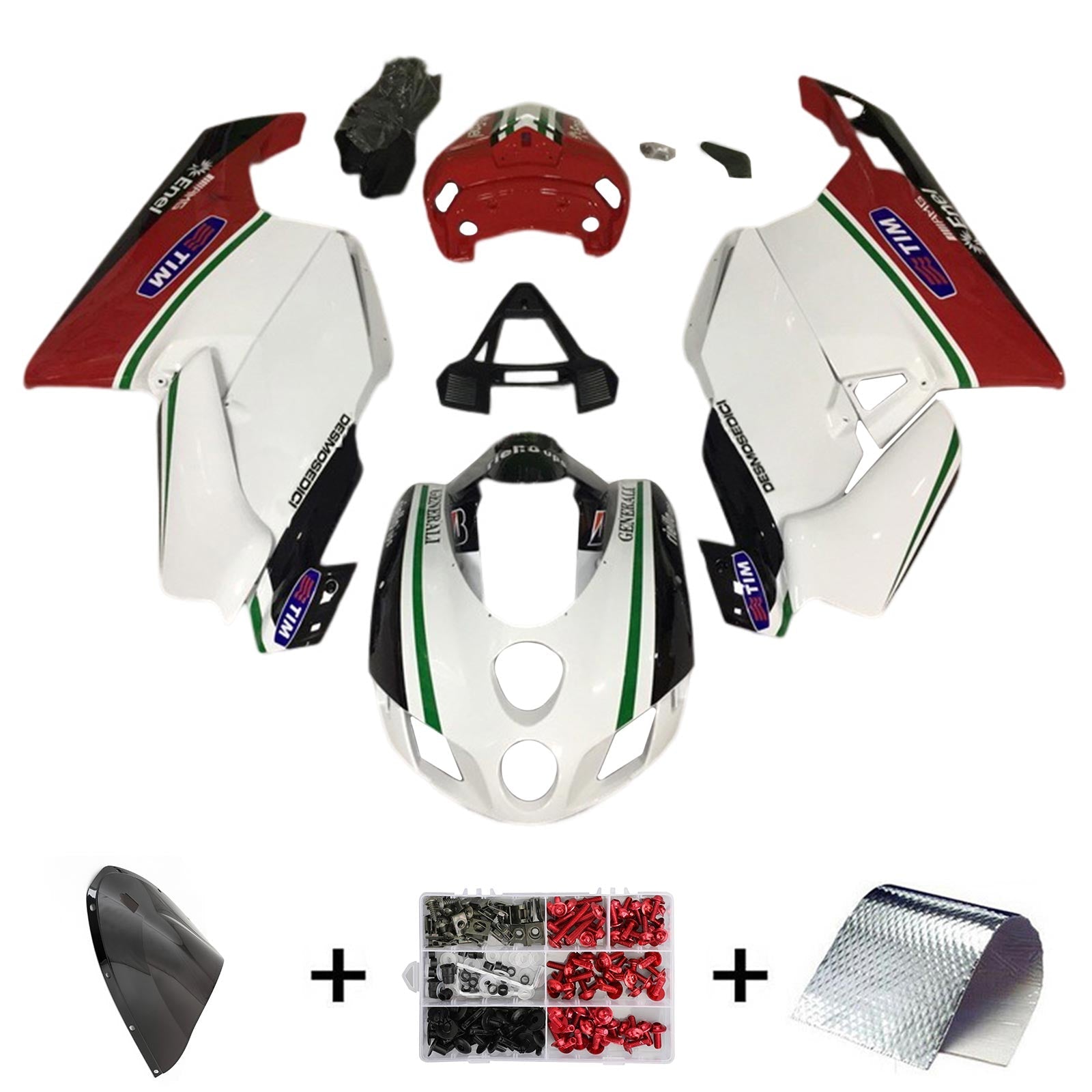 Ducati 999 749 2003 2004 Kit Carenado Carrocería ABS