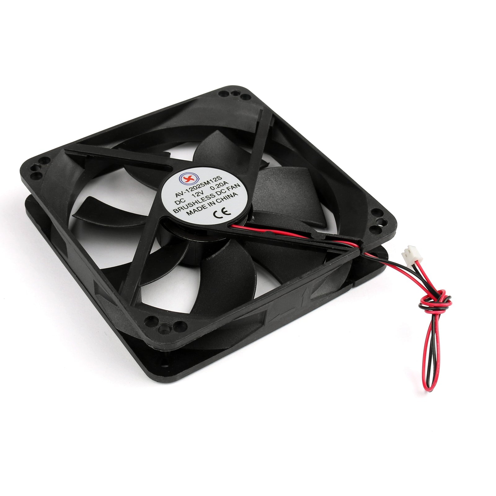 DC Brushless Cooling PC Computer Fan 12V 12025s 120x120x25mm 0.2A 2 Pin