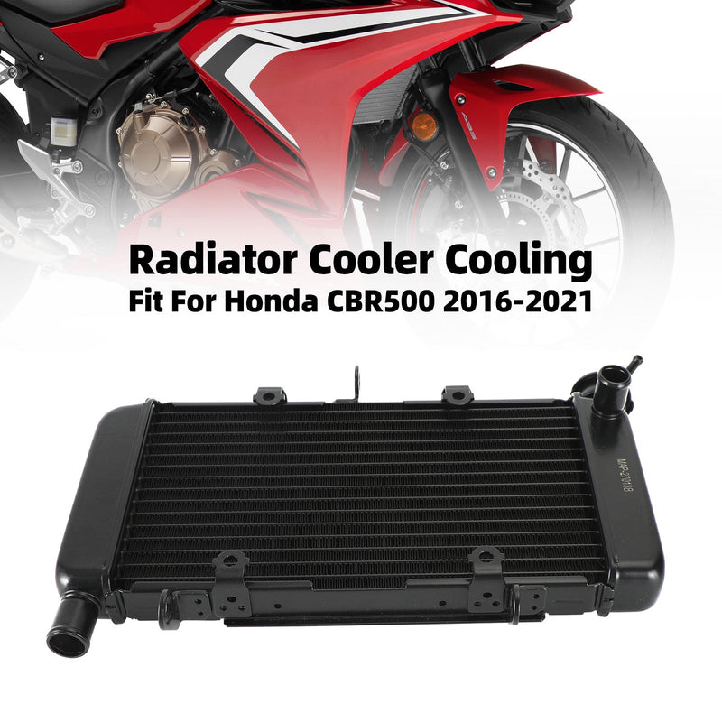 Honda CBR500 CBR 500 2016-2021 Enfriador de enfriamiento de radiador de aluminio Fedex Express