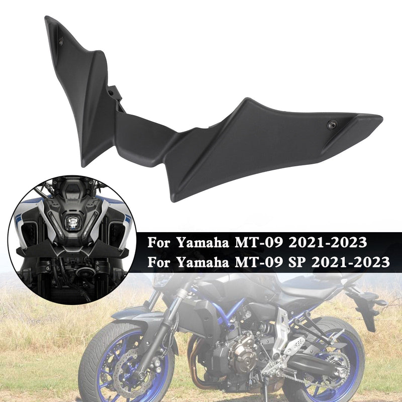 Yamaha MT-09 (SP) 2021-2023 Guardabarros delantero Pico Labio Nariz Cono Cubierta Spoilers