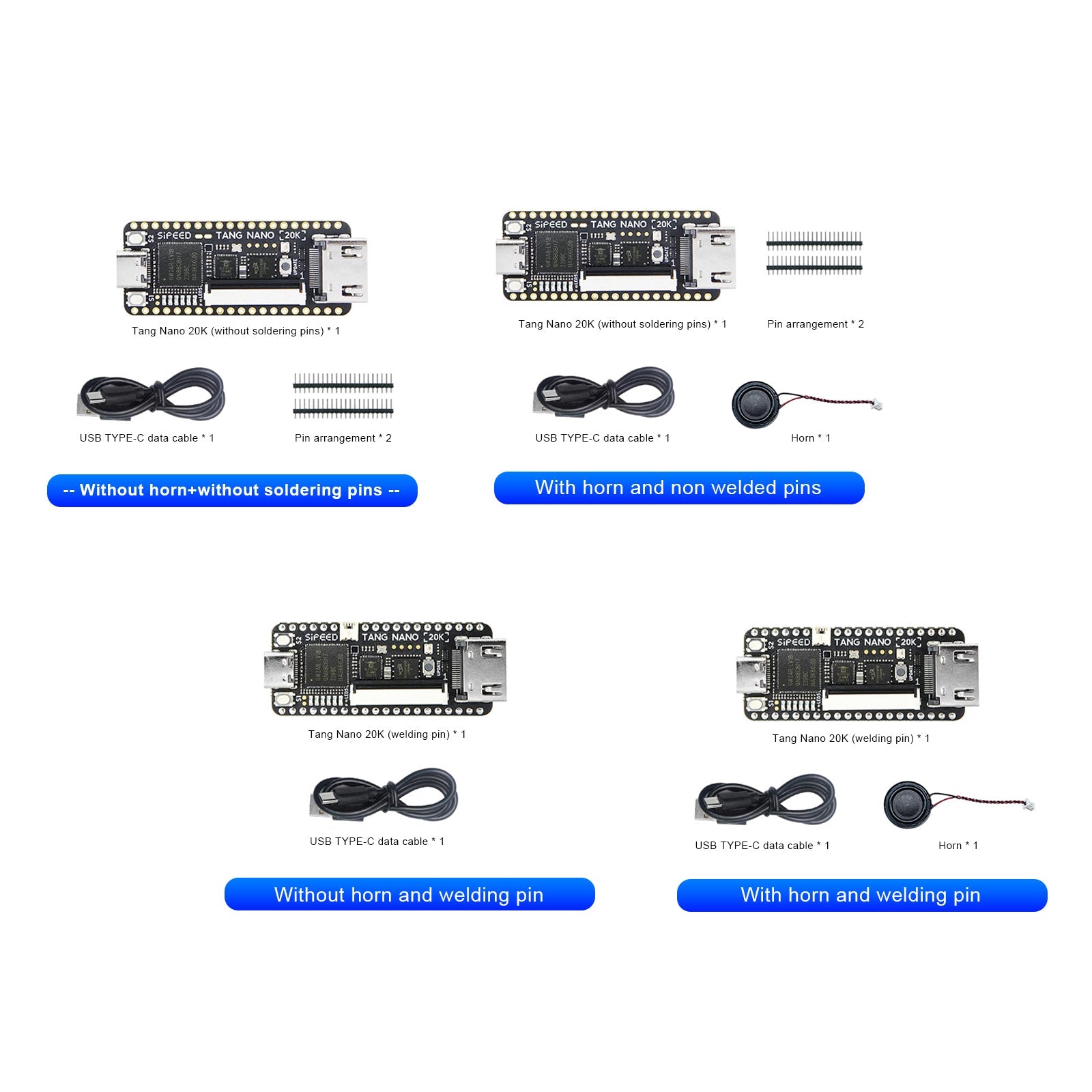 Placa de desarrollo Sipeed Tang Nano 20K, juego Retro FPGA de código abierto con altavoz