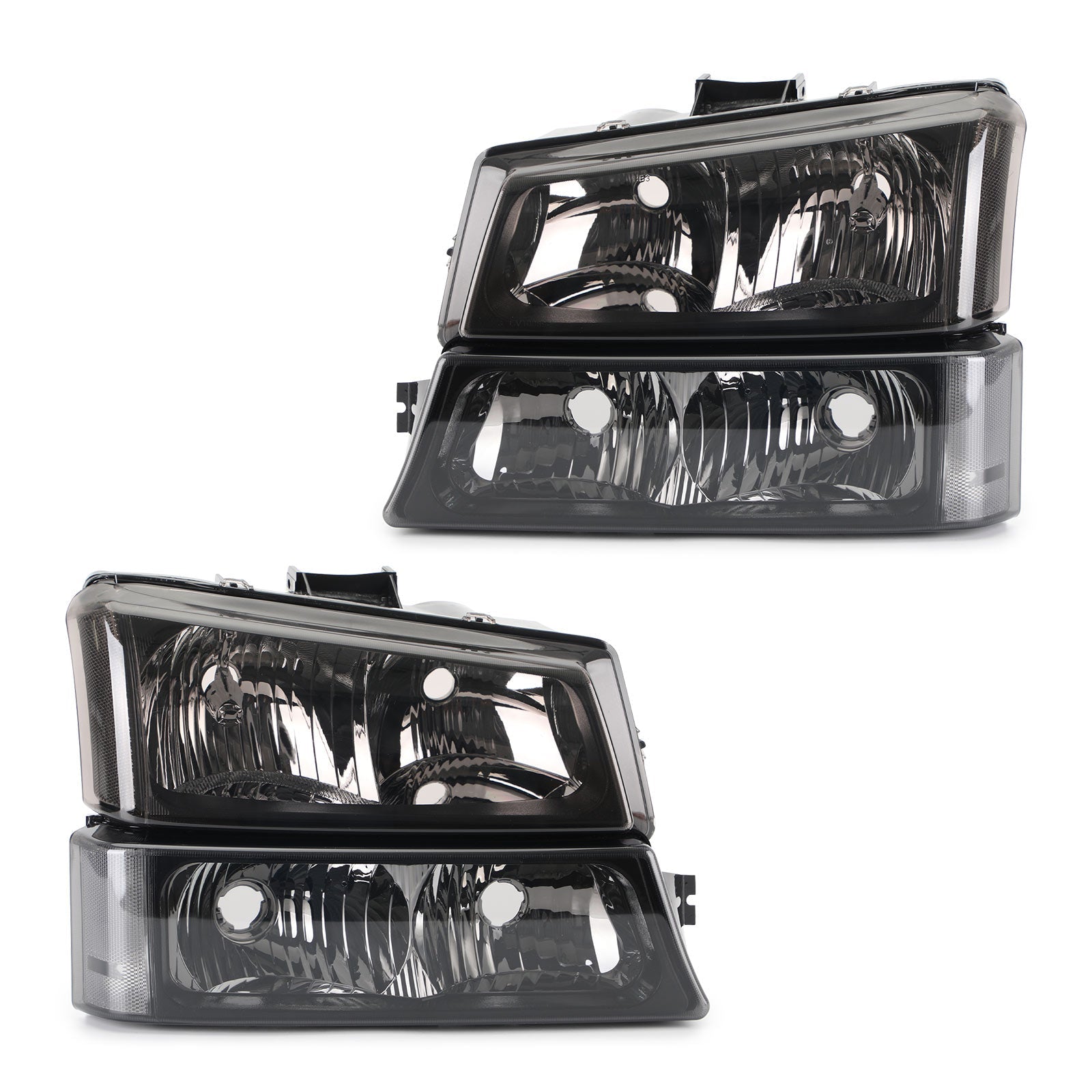 Side Headlights/Lamp Assembly For Chevr Silverado 2003-2006 Generic