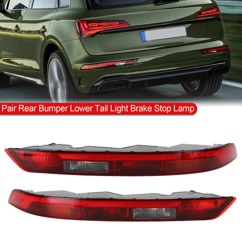 Audi Q5 2018-2021 Rear Bumper Lower Tail Light Brake Stop Lamp US Version Generic